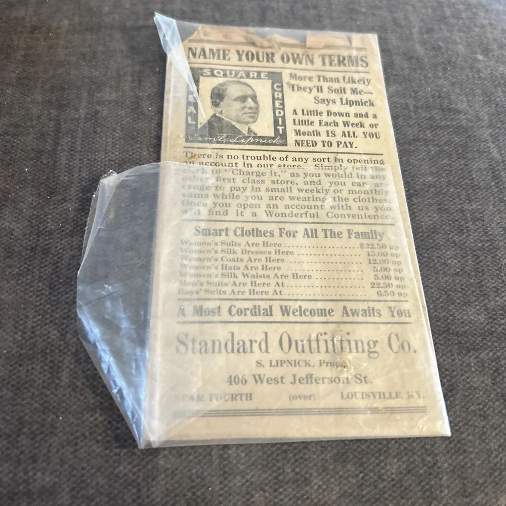 Standard Outfitting Co. Dollar Coupon One Dollar Down Check Louisville, KY